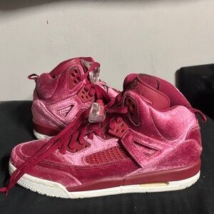 Jordan Women's Red Velvet Sneakers